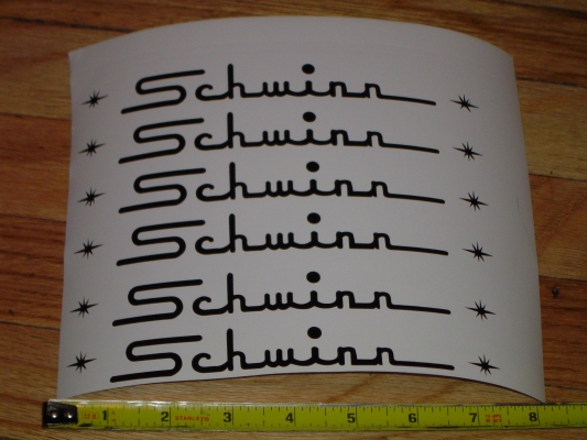 schwinn bike stickers