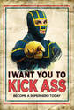 "KICK ASS" VINYL BANNER  POSTER 36"X60"