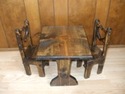 Finished Doll Table & Chair Set