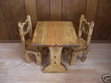 Handmade Finished Doll/Teddy Bear Table & Chair Se