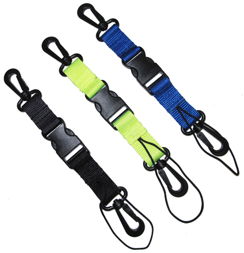 Scuba Diving Lanyard with Dual Clips & Quick Release Buckle | eBay