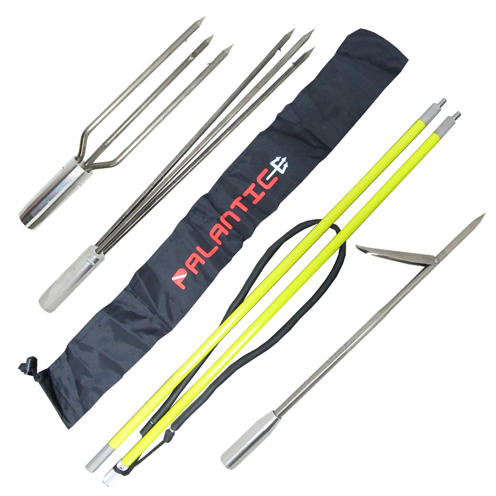 Spearfishing 5' Fiber Glass Travel 2piece Hawaiian Sling Pole Spear 3 ...