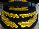 ROYAL NAVY ADMIRAL OFFICER BLACK HAT CAP NEW Size 