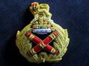 UK ROYAL FIELD MARSHALL HAT CAP Bullion Badge KING