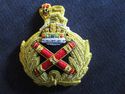 UK ROYAL FIELD MARSHALL HAT CAP Bullion Badge KING