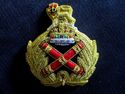 UK ROYAL FIELD MARSHALL HAT CAP Bullion Badge KING