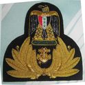 IRAQI NAVY OFFICER HAT CAP BADGE NEW - FREE SHIP I