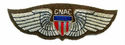 WWII CNAC PILOT WING SILVER BULLION BROWN - CHINES