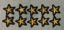 US NAVY LINE OFFICERS UNIFORM SLEEVE STARS EACH BR