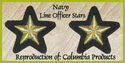 US NAVY LINE OFFICERS UNIFORM SLEEVE STARS EACH BR