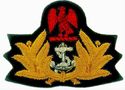 NEW NIGERIAN NAVY OFFICER HAT CAP BADGE CP MADE RE
