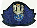 POLAND NAVY OFFICER HAT CAP BLUE BADGE NEW HAND EM