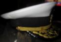 US NAVY COMMANDER ADMIRAL RANK WHITE HAT CAP AUTHE