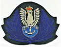 POLAND NAVY OFFICER HAT CAP BLUE BADGE NEW HAND EM