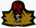 NEW NIGERIAN NAVY OFFICER HAT CAP BADGE CP MADE RE