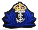 NEW ROYAL NAVY WOMAN OFFICER HAT CAP Bullion Badge