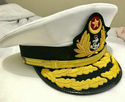 PAKISTAN NAVY ADMIRAL OFFICIAL WHITE HAT MOST SIZE