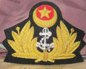 PAKISTAN NAVY OFFICER HAT CAP HILAL STAR BADGE NEW