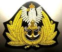 POLAND NAVY OFFICER HAT CAP BADGE NEW HAND EMBROID