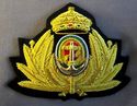 RODESIAN NAVY CAP HAT BADGE NEW - HAND EMBROIDERED