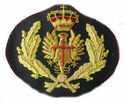 SPANISH NAVY OFFICER HAT CAP BADGE NEW HAND EMBROI