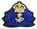 NEW ROYAL NAVY WOMAN OFFICER HAT CAP Bullion Badge