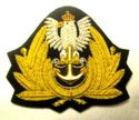 POLAND NAVY OFFICER HAT CAP BADGE NEW HAND EMBROID