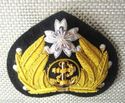 JAPAN NAVY OFFICER HAT CAP BADGE NEW HAND EMBROIDE