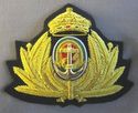 RODESIAN NAVY CAP HAT BADGE NEW - HAND EMBROIDERED