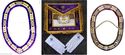 MASONIC REGALIA SET OF GRAND LODGE METAL COLLAR - 