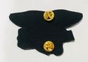 US NAVY SEAL HAND EMBROIDERED GOLD BULLION BADGE -