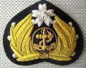 JAPAN NAVY OFFICER HAT CAP BADGE NEW HAND EMBROIDE