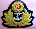 NEW IRISH NAVY OFFICER HAT CAP BADGE CP MADE REAL 