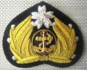 JAPAN NAVY OFFICER HAT CAP BADGE NEW HAND EMBROIDE