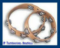 TAMBOURINES SET OF TWO (2) NEW HEADLESS 1st QUALIT