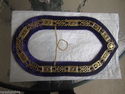 REGALIA MASONIC GRAND LODGE METAL COLLAR DARK PURP