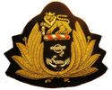 SOUTHERN  AFRICA NAVY OFFICER HAT CAP BADGE NEW HA