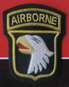 US ARMY 101ST AIRBORNE COMBAT IDENTIFICATION ID BA