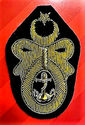 NEW TURKISH NAVY PETTY OFFICER HAT CAP BADGE HAND 