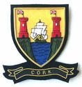 HAND EMBROIDERED IRISH COUNTY - CORK - COLLECTORS 