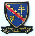 HAND EMBROIDERED IRISH COUNTY - ARMAGH - COLLECTOR