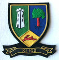 HAND EMBROIDERED IRISH COUNTY - SLIGO - COLLECTORS