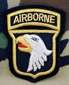 US ARMY 101ST AIRBORNE COMBAT IDENTIFICATION ID BA