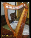CP BRAND NEW 22 STRING 33" HIGH HARP WITH LEVERS F