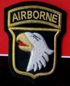 US ARMY 101ST AIRBORNE COMBAT IDENTIFICATION ID BA