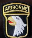 US ARMY 101ST AIRBORNE COMBAT IDENTIFICATION ID BA