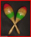 NEW WOODEN MARACAS PAIR LARGE SIZE CP BRAND 1st Qu