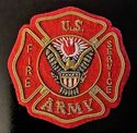 US ARMY FIRE SEVICE BADGE NEW BULLION HAND EMBROID