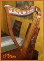 CP BRAND NEW 22 STRING 33" HIGH HARP WITH LEVERS F