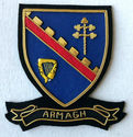 HAND EMBROIDERED IRISH COUNTY - ARMAGH - COLLECTOR